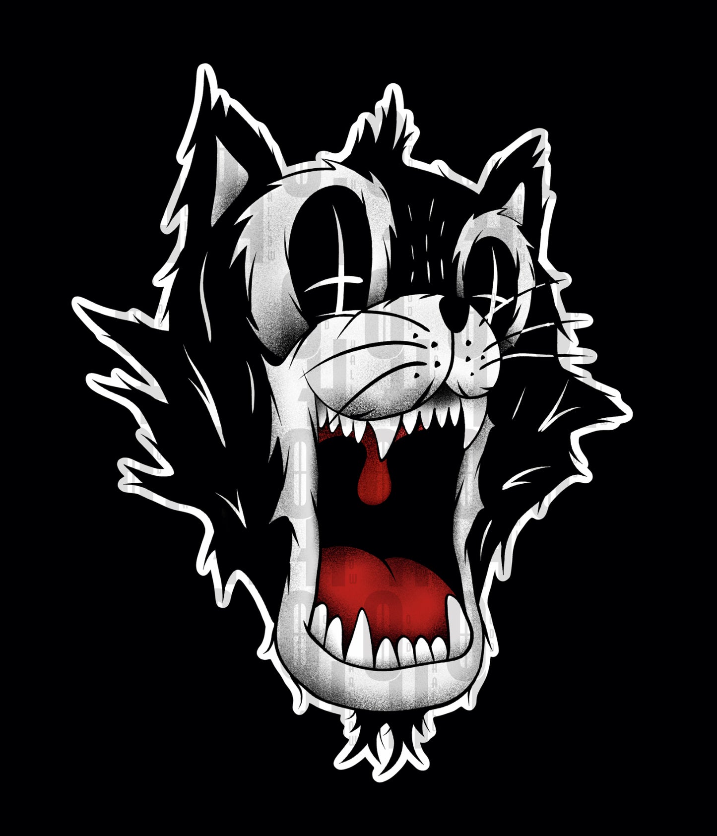 “Scaredy Cat” sticker