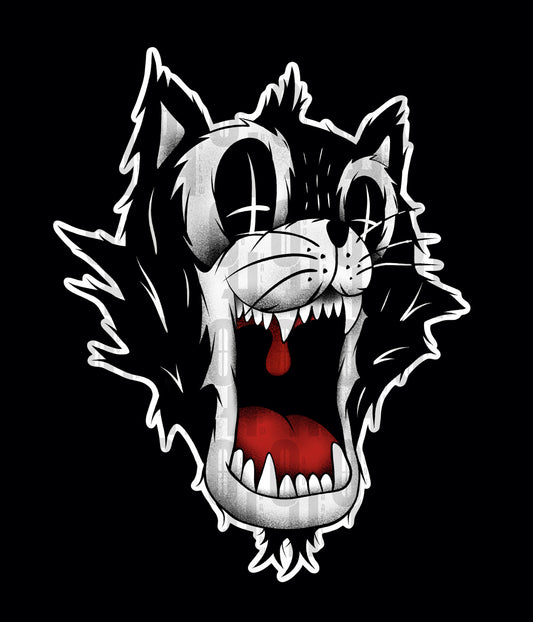 “Scaredy Cat” sticker